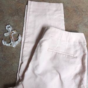 Chico’s cropped pant light blush color